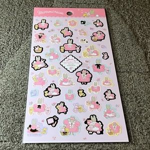 Marroncream Rabbit Paris Sewing Theme Large Sticker Sheet Japan Exclusive Kawaii